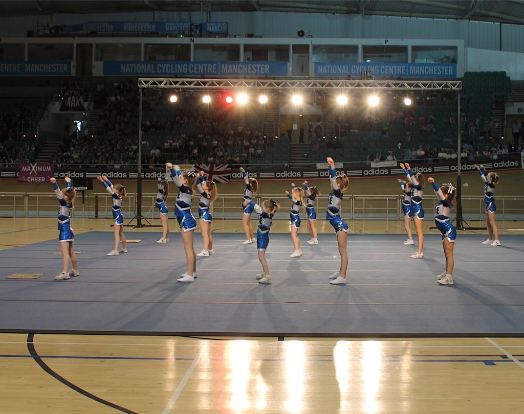 UKCA Nationals at Manchester Velodrome UK Cheerleading Association