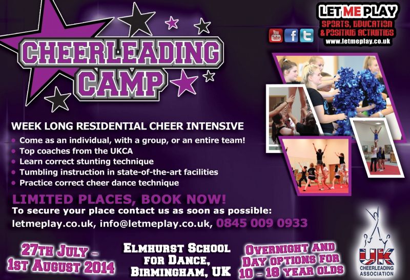 Cheerleading Camp Flyer