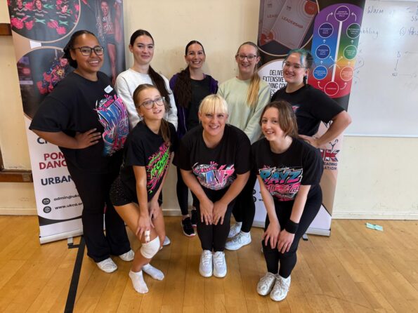 Coaches and tutor at the UKCA Intermediate Tumbling Skills course, Buckley Leisure Centre, October 2026